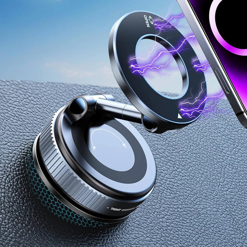 Magnetic Vacuum Suction Phone Mount