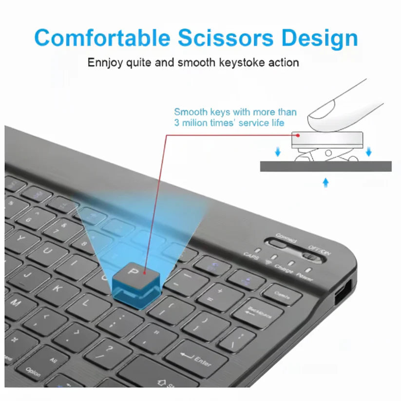 Bluetooth Keyboard & Mouse Set (Rechargeable)